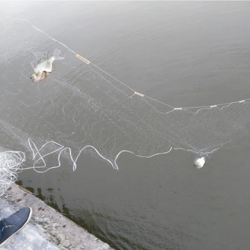 

20m Nylon Monofilament Gill Fishing Net Single Mesh Durable Accessory Float Trap