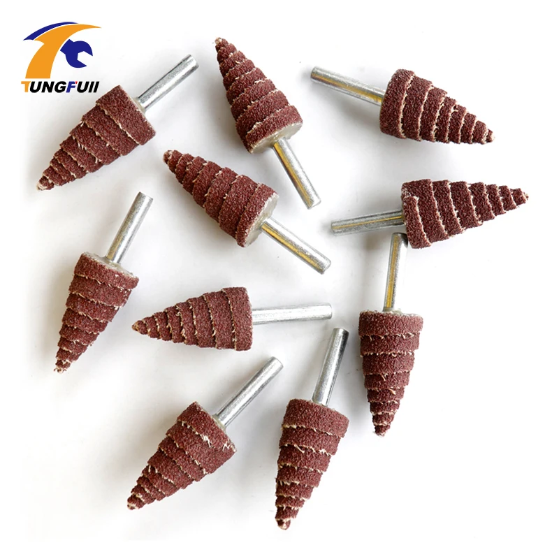 TUNGFULL Drill Attachment 6pcs/Lot 16mm Deburring Flap Sanding