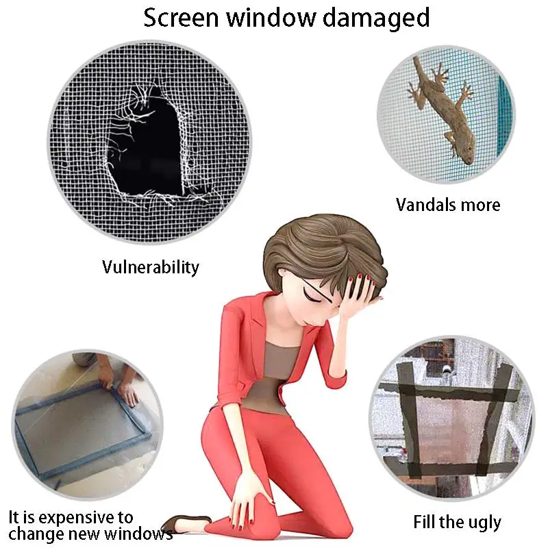 10 шт./30 шт. окна дверь Ремонт экрана патч самоклеющиеся сетки экран ремонт наклейки
