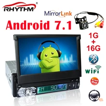 

1 Din Android 7.1 Car Radio Stereo Universal 7" Capacitive Touch Screen HD For WIFI GPS Navigation BT Radio Stereo Audio Player