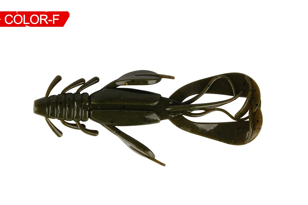 RoseWood 5pcsLot 10.3cm 10.4g Soft Bait Double Sided Style Fishing Lures Perfect Creature Fish Lure For Deep And Shallow Waters  (8)
