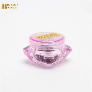 

3D short stem premade loose fans in jar volume lashes extension Cluster Eye Lashes Grafting Fake False Eyelashes free shipping