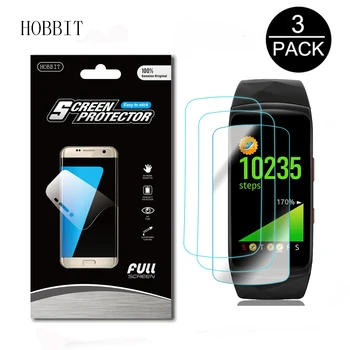 

3Pack For Samsung Gear Fit 2 Pro Fit2 Pro Full Coverage Soft TPU Screen Protector Explosion-Proof watch band Smart Watch Film