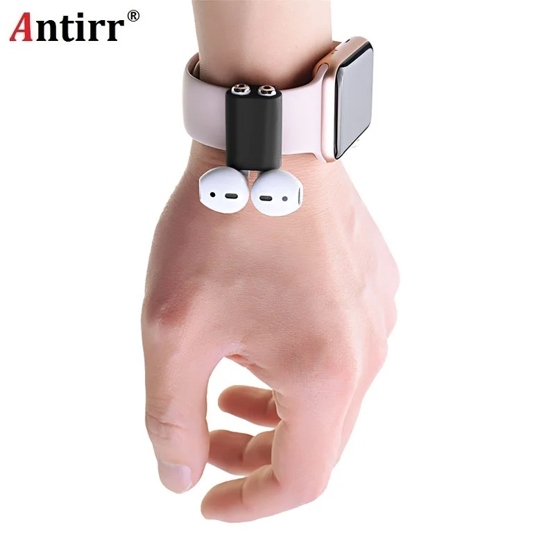 Silicone Anti-lost Holder for AirPods Holder Portable Anti-lost Strap Silicone Case for Apple AirPod Accessories free shipping