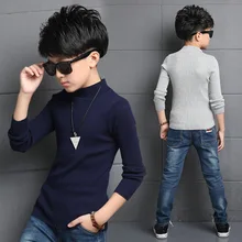 Casual Solid Sweaters for Boys Clothing Cotton Cardigan 2016 Autumn Boys Clothes Spring Kids Bottoming Shirts Tops 6 8 10 Years