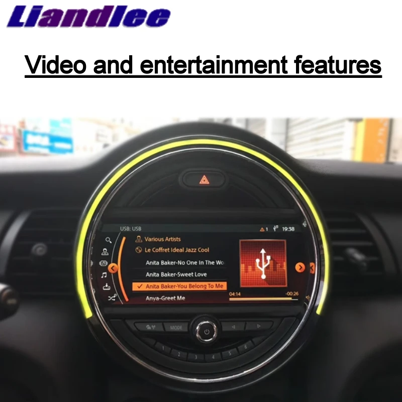 Clearance Liandlee For Mini One Cooper S Hatch F55 F56 2014~2018 Car Multimedia Player NAVI iDrive CarPlay Adapter Radio GPS Navigation 6