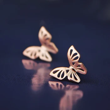 

Trendy Korean 925 Sterling Silver Butterfly Earrings For Women Wedding Bridal Earrings Pendientes Brincos Fashion Jewelry Gift