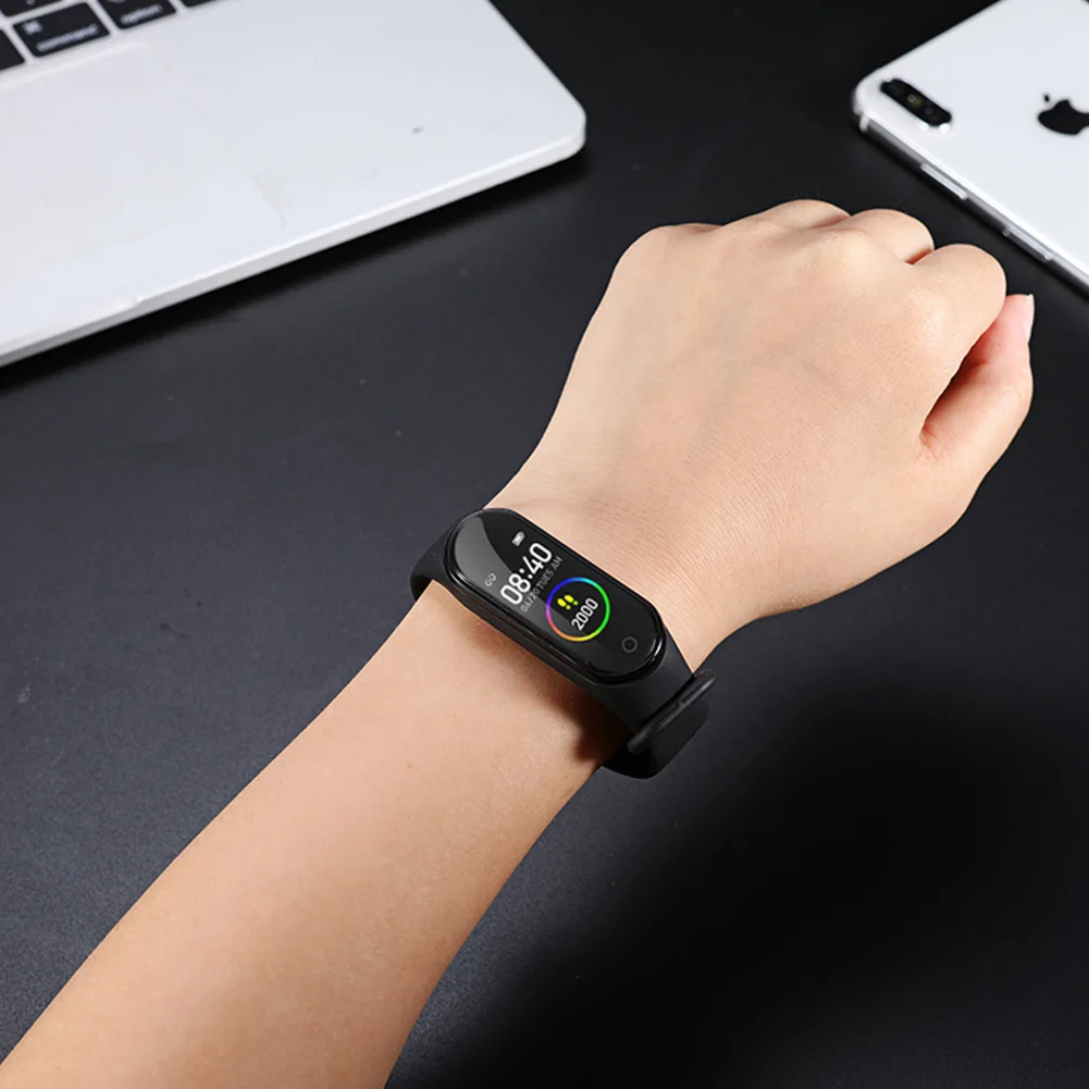 

Smart wristband M4s TPU fitness tracker Miband 4 Smartband Fitness Traker Bluetooth sports waterproof smart bracelet