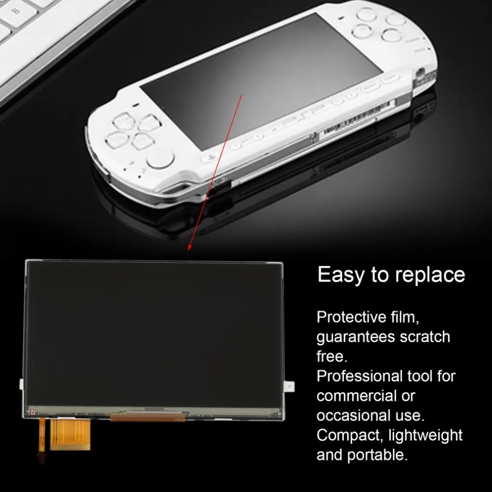 

Original Replacement Capacitive Black LCD Screen Display Repair Replacement Parts For SONY for PSP 3000