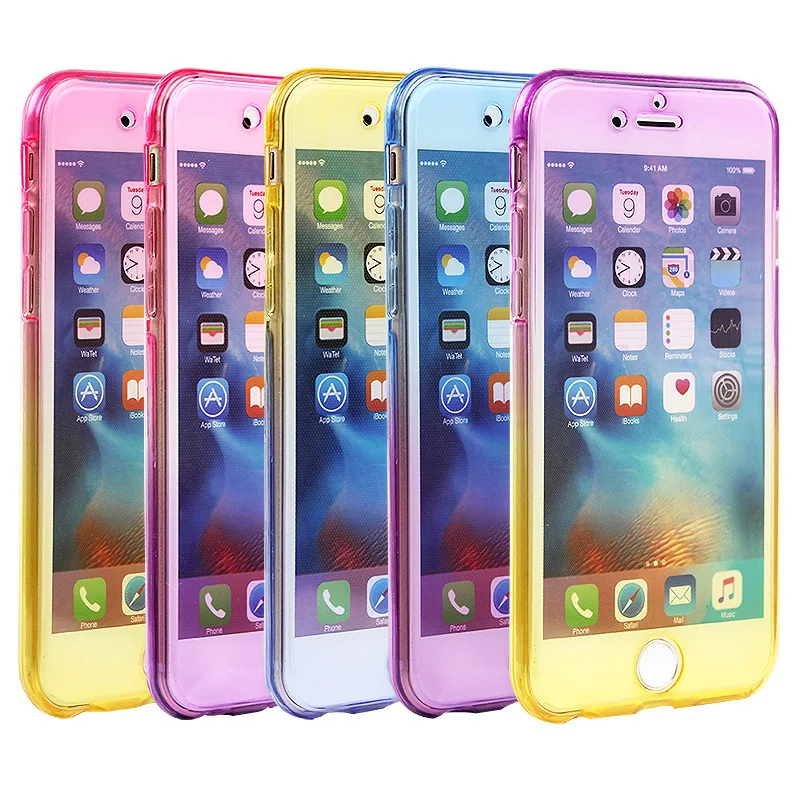 

For Huawei P9 Lite Mini case Soft Gradient TPU for mate 10 lite nova 2i Full Cover for huawei P8 lite cases for P9lite p10 lite