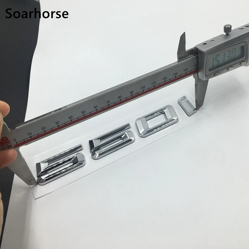 Soarhorse автомобиля эмблема для BMW 523i 525i 528i 530i 535i 550i буквами логотипами значок Стикеры, подходит для 5-Series E60 E61 F10 F11