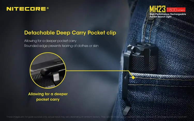 NITECORE MH23 фонарь 1800 люмен CREE XHP35 HD СВЕТОДИОДНАЯ мини-лампа водонепроницаемый фонарик с аккумулятором 3500 мАч