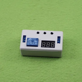

[LAN] 1 12V relay module with shell adjustable trigger delay loop timing on-off switch C4A5. --10pcs/lot