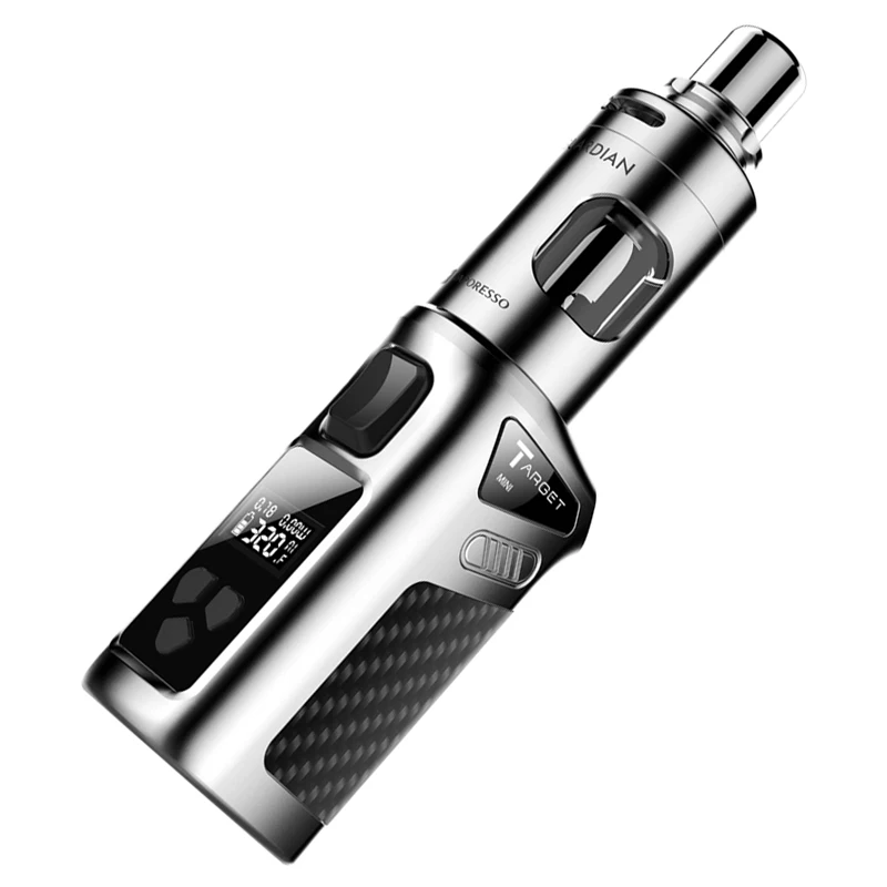

Vaporesso Target Mini 40W Starter Kit with Guardian Tank 2ml 1400mAh CCELL-GD SS Coil Head - Silver