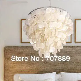 Modern rural style shell pendant light+Free shipping Creative shell lamp for livingroom PL119,also for wholesale