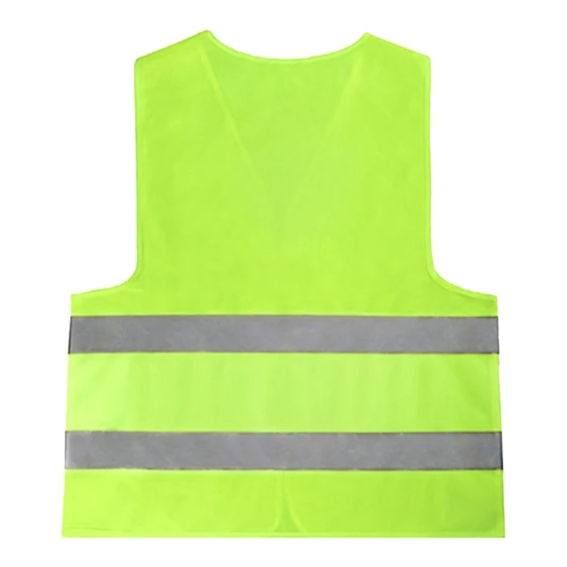 New Plus Size 62g Reflective Vest Working Clothes Provides High Visibility Day Night For Running Cycling Warning Safety Vest