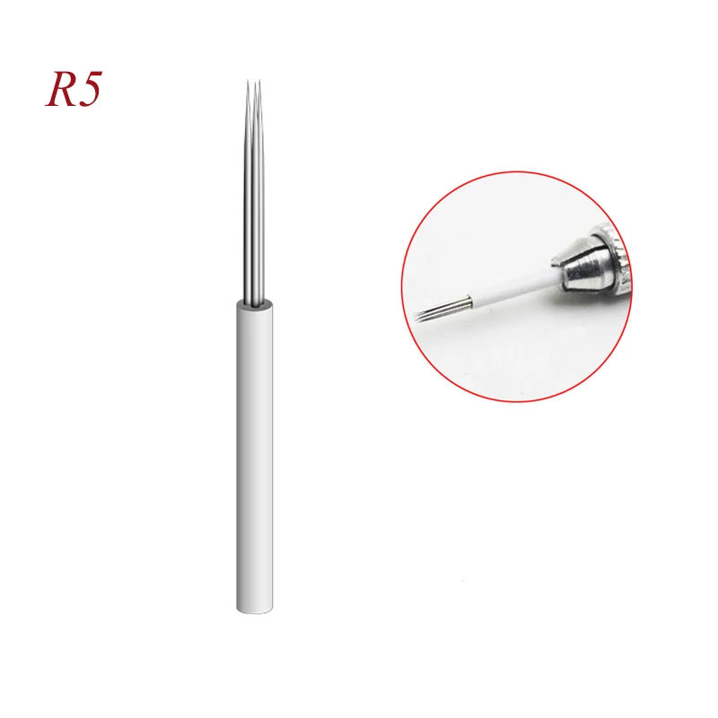 5 round needle pin