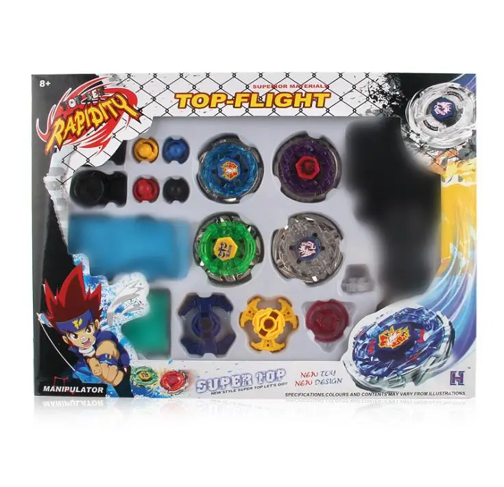 Top Metal Master Fusion Rapidity Fight Beyblade 4D Launcher Grip Set US Shipping