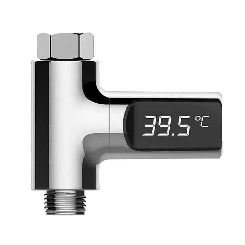 

LW-101 LED Display Water Shower Thermometer Digital Douche Flow Real Time Water Temperture Monitor Faucet Thermometers Baby Care