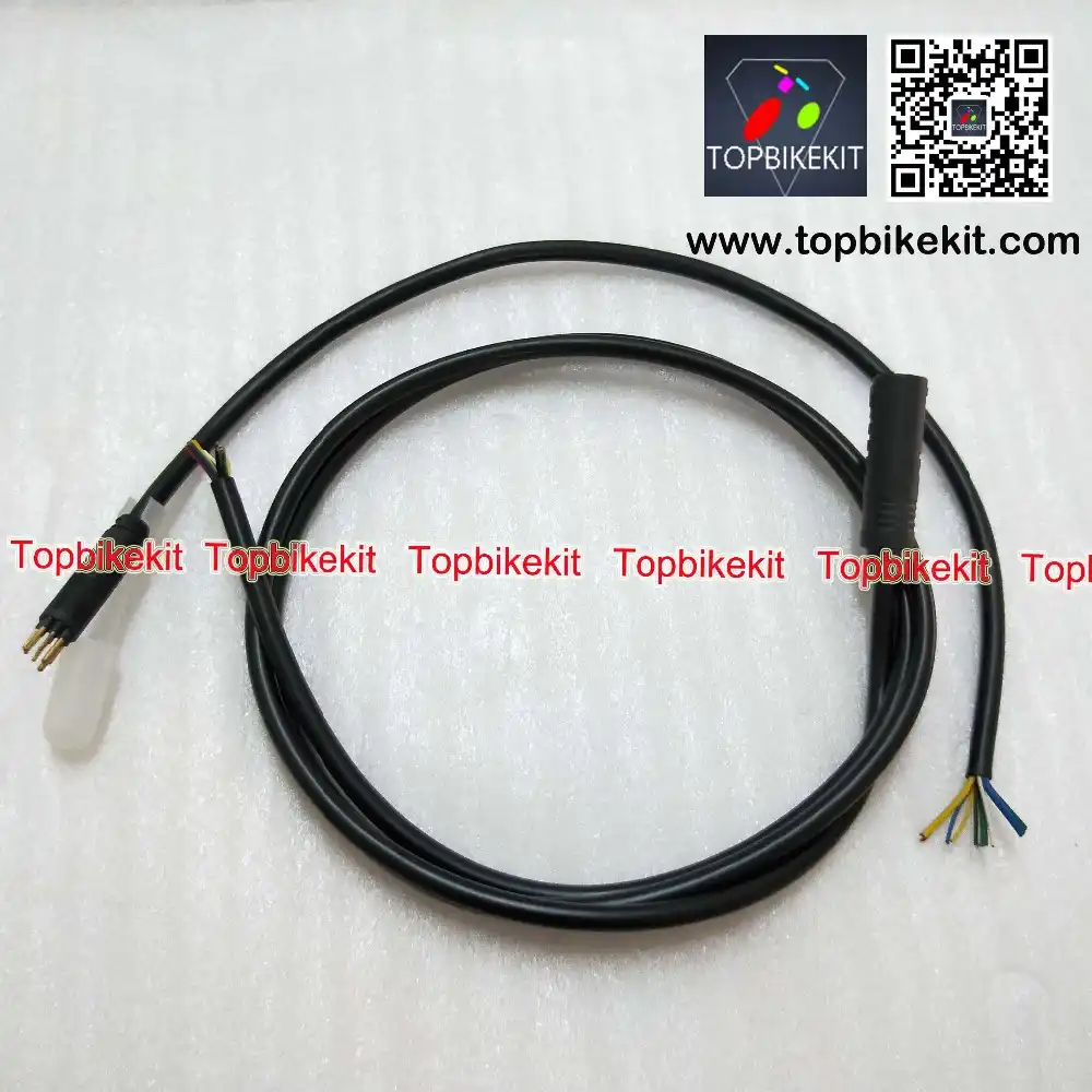 60//130//160CM E-BIKE Waterproof Motor Cable Extension Cable Nine Connector Parts