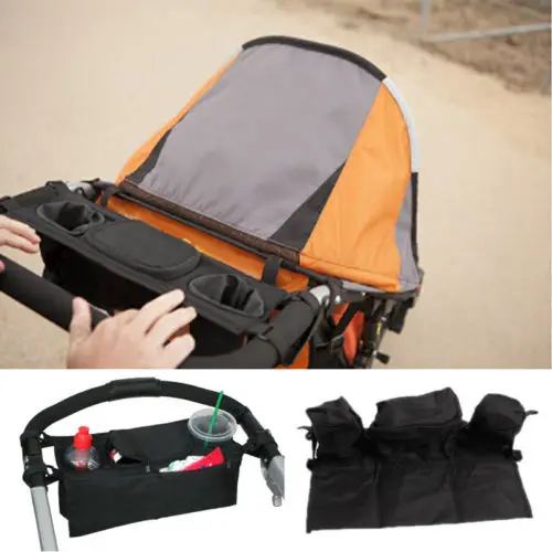 

Baby Stroller Cart Buggy Hanging Bag for Newborn Cup Holder Carry Toys Diaper Storage Bags Case Container Travel Organizer