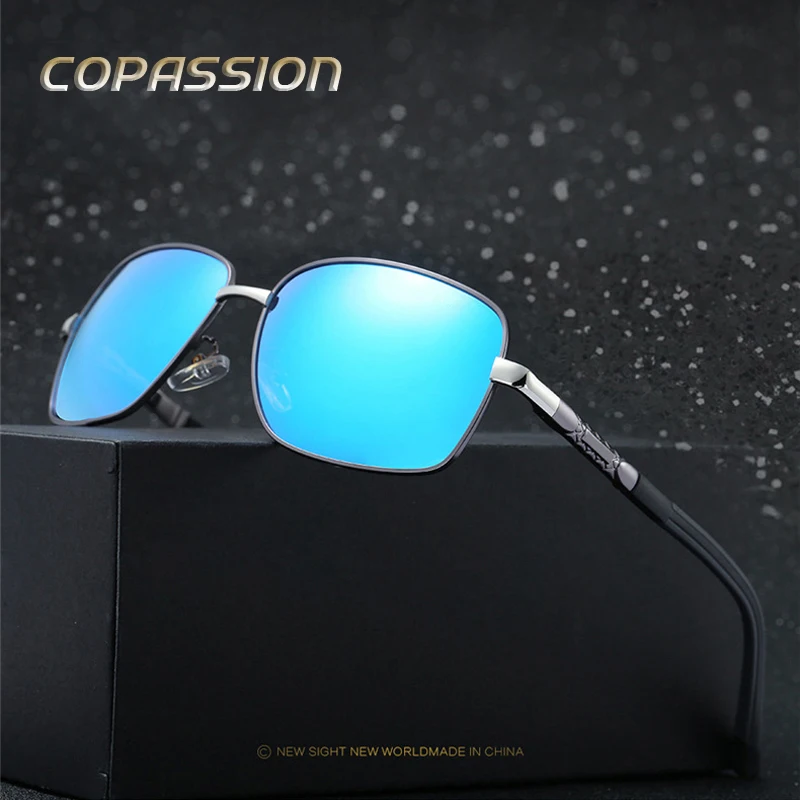Aluminum Magnesium Brand Polarized Sunglasses Men Women Aviation