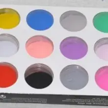 12 видов цветов Набор для нейл-арта акрил порошок крупных оптовых скидок Прямая поставка с украшением в виде кристаллов