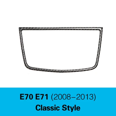 Betterhumz наклейки для автомобиля для BMW E70 E71 X5 X6 аксессуары из углеродного волокна приборной панели динамик декоративная панель украшения - Название цвета: Classic Style
