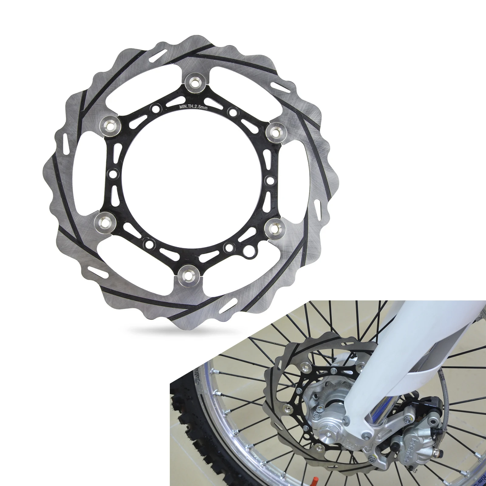 NICECNC Front Brake Disc Rotor For KTM 125 200 250 300 350 380 400 450