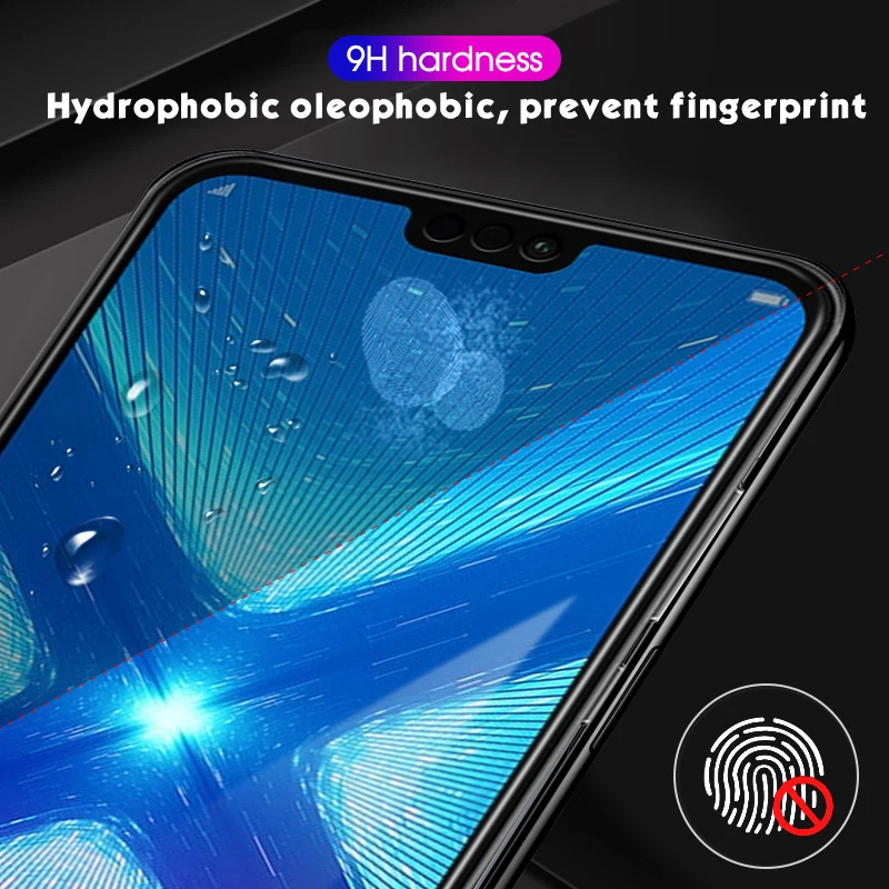 5D закаленное стекло с закругленными краями для huawei Y5 Honor 8S 8X 8C Play, полное покрытие, Защитная пленка для Honor 8X