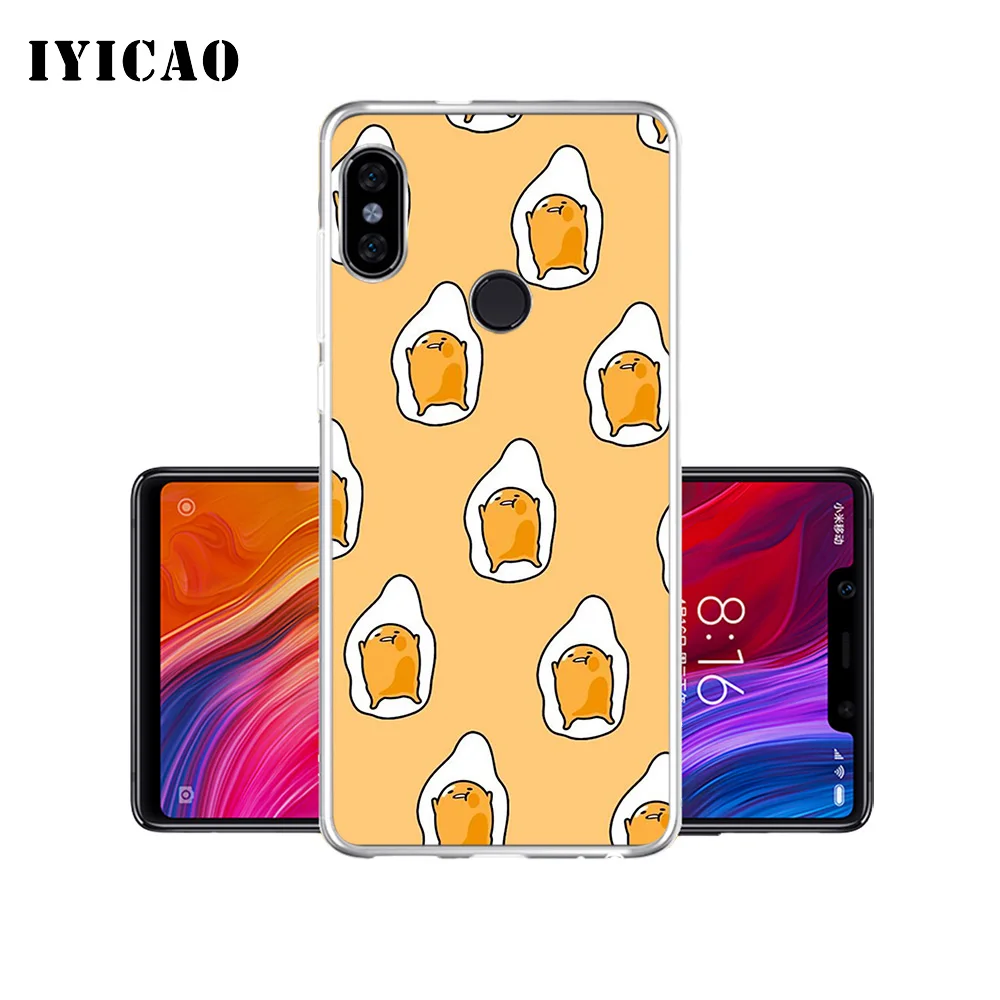 Милый мягкий силиконовый чехол для телефона IYICAO gudetama Xiaomi Mi 9 8 SE 6 A1 A2 Lite F1 MIX2S MIX3 из