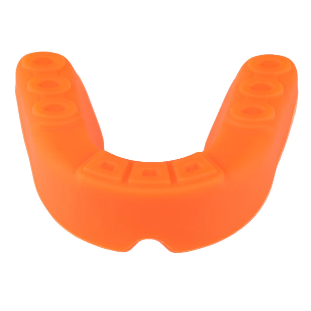 High Quality Adult Sports Mouth Guard Gum Shield Grinding Teeth Protect For Boxing NEW - Цвет: Orange