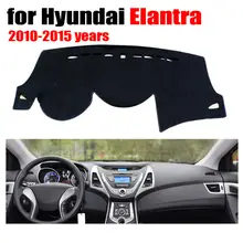 Чехлы для приборной панели автомобиля коврик для hyundai Elantra 2010- лет левосторонний dashpad dash cover авто аксессуары для приборной панели