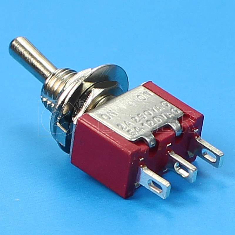 100 шт. ON фиксация SPDT переключатель 6 мм 3A 250VAC 6A 125VAC 3Pin мини для гитары|switch switch|switch