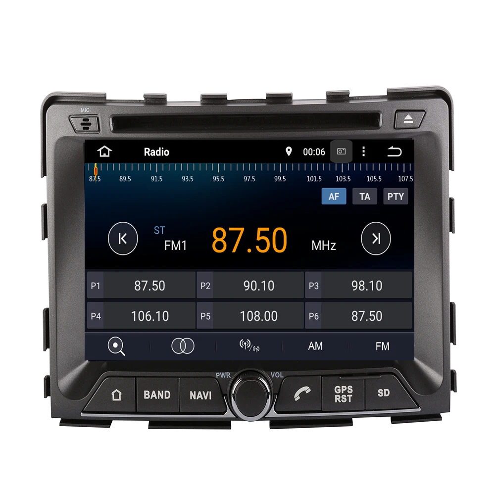 Cheap 1024x600 HD 4G RAM Android 9.0 8 coreCar DVD GPS Navigation for Ssangyong rexton/for Ssangyong rodius/stavic 2004- MAP Head Unit 1