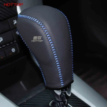

leather shift knob handle Cover for Chevrolet Malibu car styling