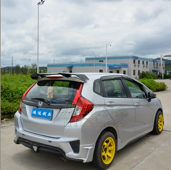 

Fit for HONDA FIT 2O14 modified carbon fiber rear wing rear spoiler wing