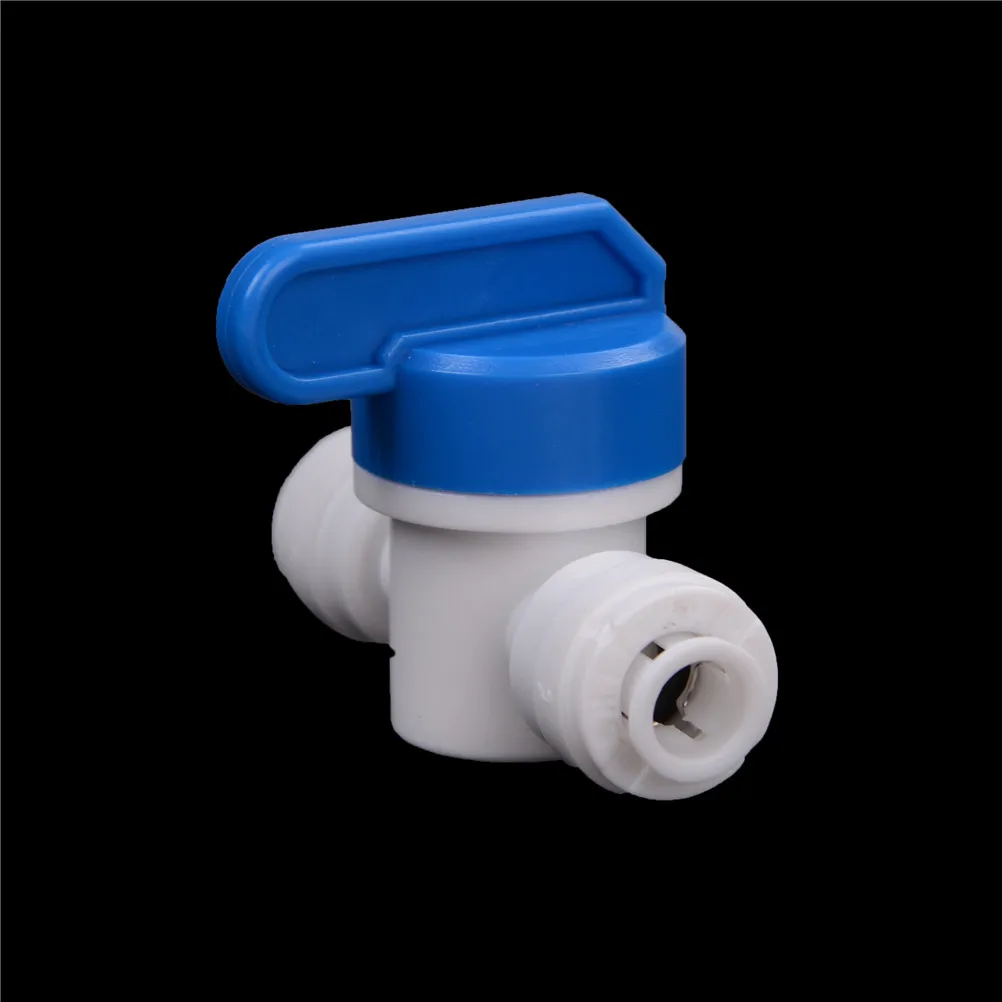 1/4 &quot 1/4&quot PE фитинги для труб шланг быстрое соединение шарового клапана воды Reveser