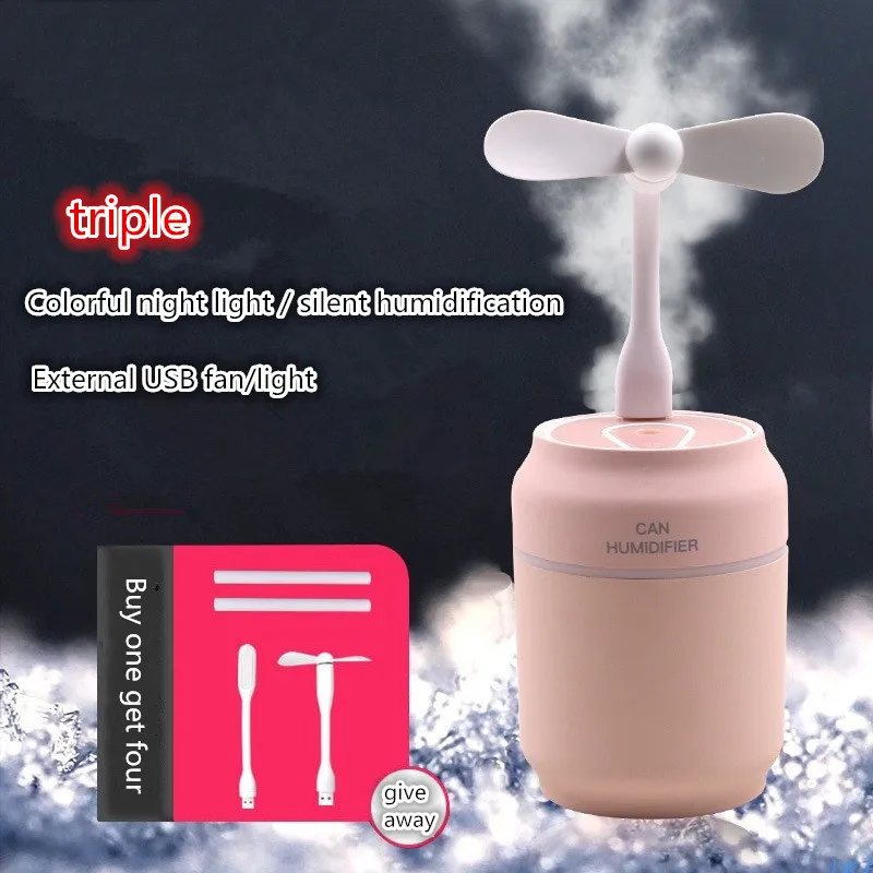 Humidifier home mute bedroom room cans three in one air conditioned dormitory student mini air