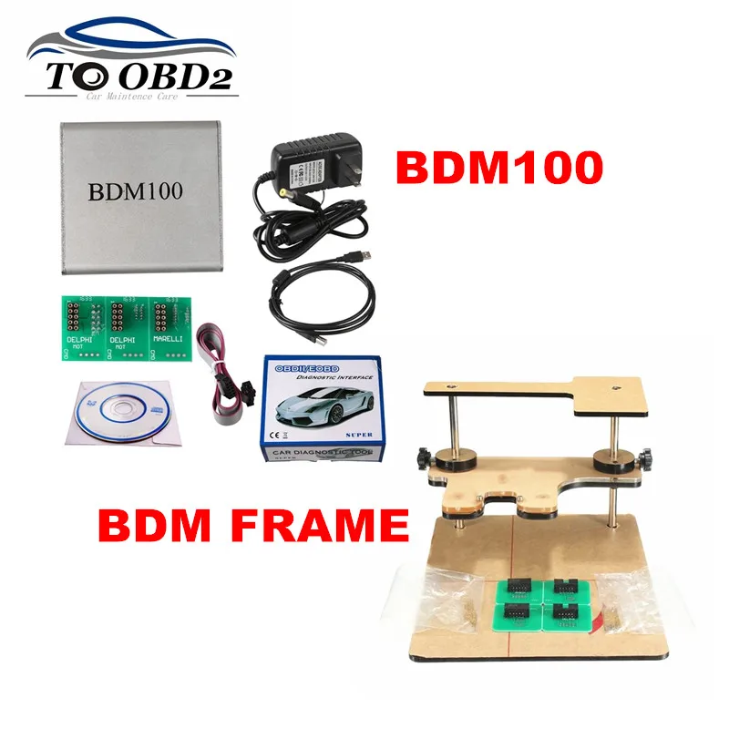 OBD2 ECU лучший инструмент BDM 100 V1255 программатор BDM Полный Адаптеры Авто ECU интерфейс настройки чипа ECU читателя проблесковый маячок хит продаж