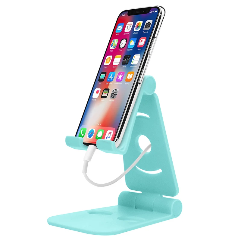 Wangcangli mobile phone holder for iPhone 7 8 X XS millet Mi 9 metal foldable | Мобильные телефоны и аксессуары