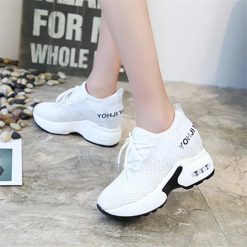 Sports shoes 2018 women's vulcanized shoes summer women's casual shoes flat bottom sports slip height outdoor sports shoes 121