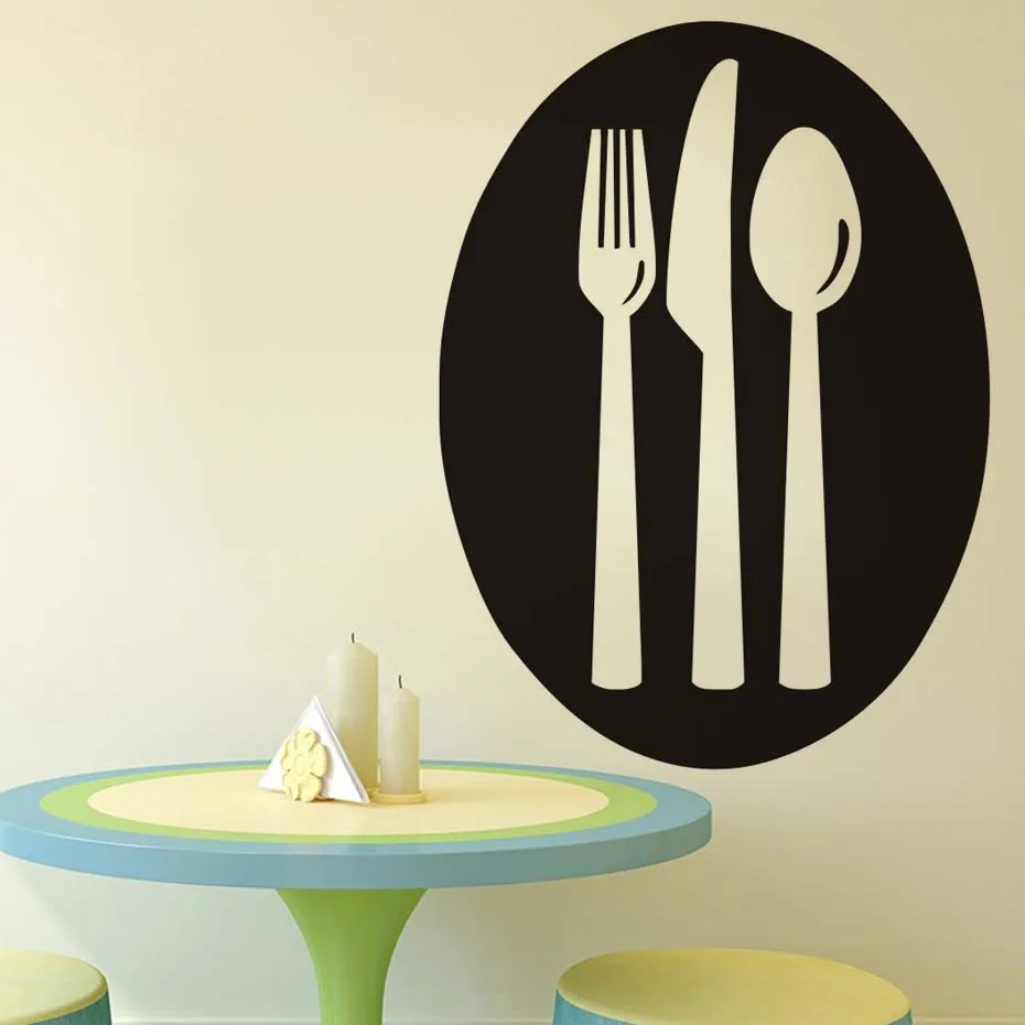 Simple Design Kitchen Wall Sticker Spoon Fork Knife Hollow Out Vinyl Wall Decal Diy Home Decor Dining Room Wallpaper Stickers Simple Design Kitchen Wall Sticker Spoon Fork Knife Hollow Out Vinyl Wall Decal Diy Home Decor Dining Room Wallpaper Stickers