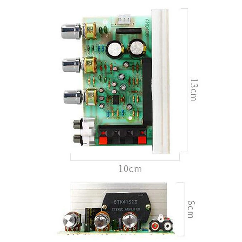 Dx-0408 18 в 50 Вт + 50 Вт 2,0 канал Stk толстой пленки серии Усилитель мощности доска