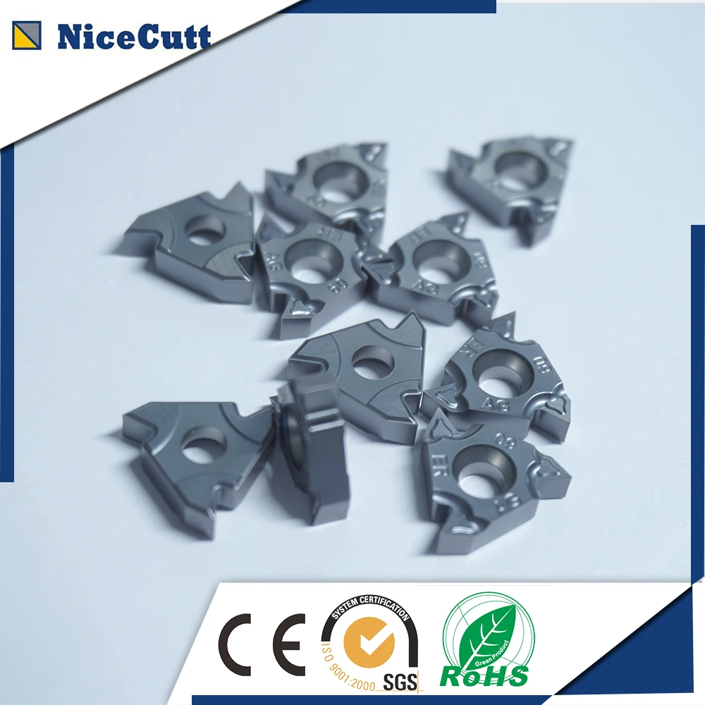 NiceCutt high quality Threading Insert Tungsten Carbide Material