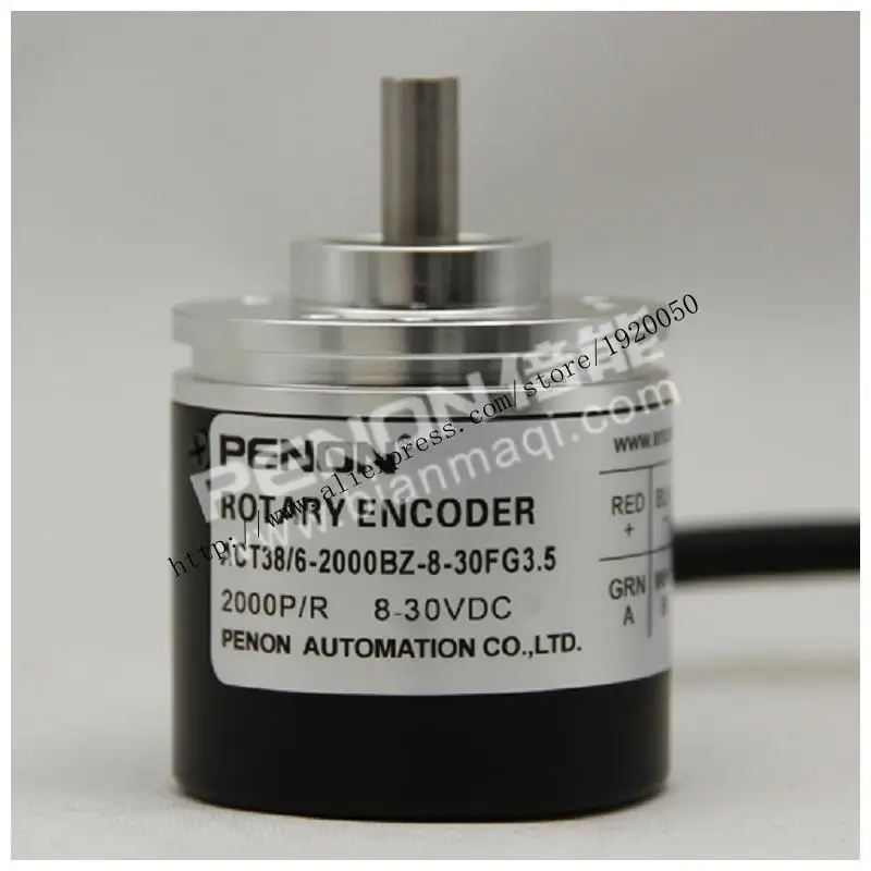 

Spot ACT38 / 6-2000BZ-8-30FG3.5 incremental rotary encoder 2000 pulses solid shaft