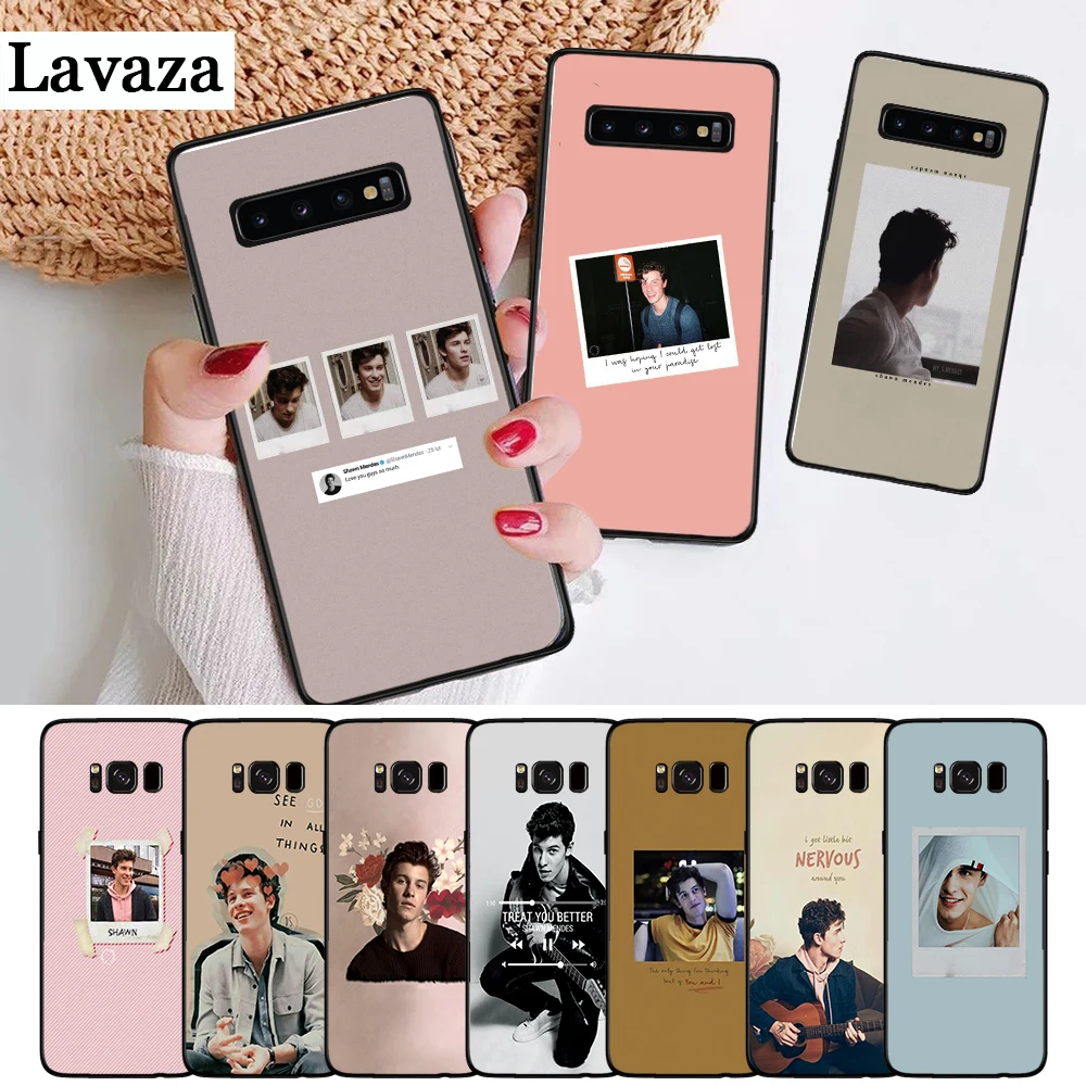 

Lavaza Shawn Mendes Novelty Fundas Silicone Case for Samsung S6 Edge S7 S8 Plus S9 S10 S10e Note 8 9 M10 M20 M30