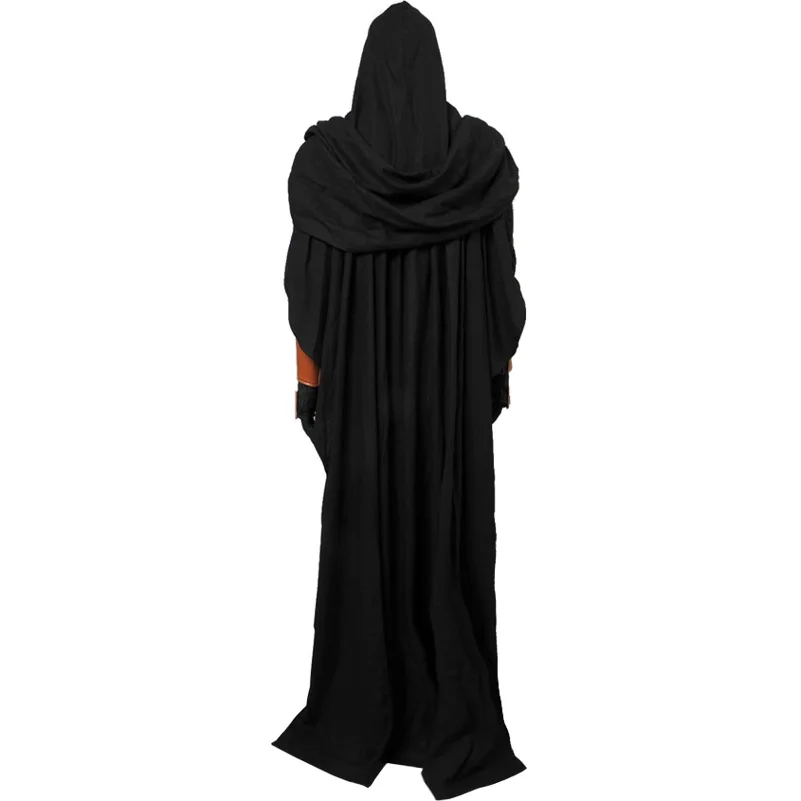 Darth Revan халат джедая косплей костюм черная накидка Туника Хэллоуин плащ с
