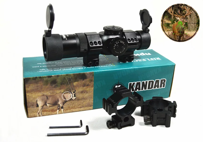 Professional New 1-6x28 FFP Compact Hunting Riflescope 35mm Monotube Long Eye Relief Scopes High Quality with Low Mount Rings