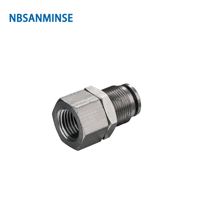 

Free Shipping 10pcs / lot PMFT All Metal Brass Fitting Female Thread One Touch Pneumatic Fittings Bulkhead Connector Sanmin